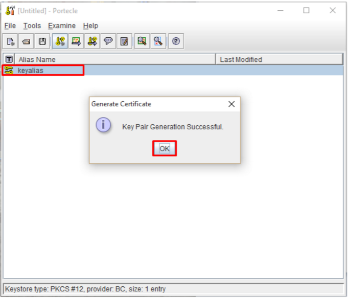generate csr keystore Portecle: Advanced Creation Keystore Manipulation Tool and