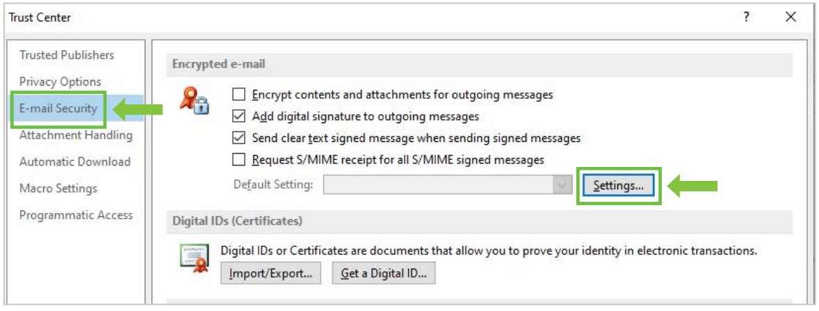 SMIME Installation outlook-step-8